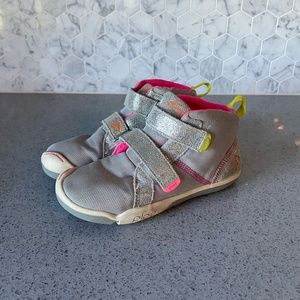 Plae Max Silver kids sneaker